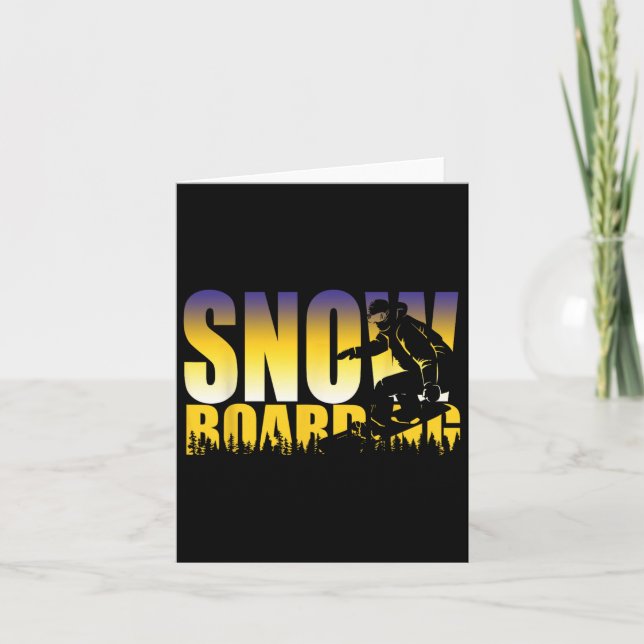 Steezy Snowboarding Gnarly Gift Kort (Framsida)