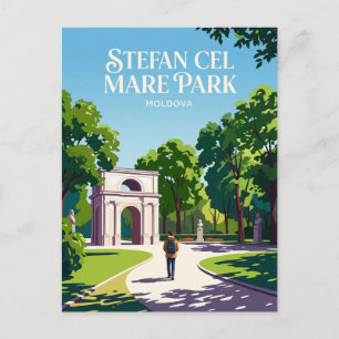 Stefan cel Mare-parken Moldavien Vykort