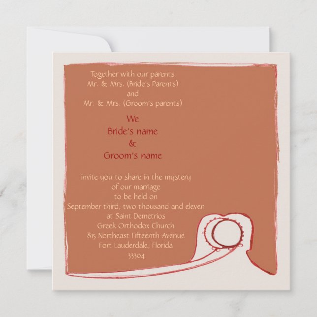 Stefana Sillouette Inbjudningar (Framsida)