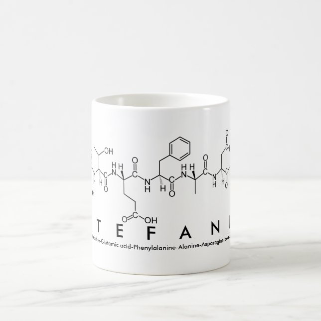 Stefani peptide namn mugg (Center)