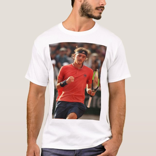 stefanos tsitsipas t shirt (Framsida)