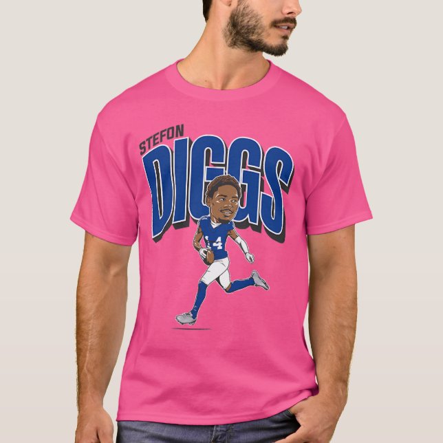 Stefon Diggs Caricature T Shirt (Framsida)