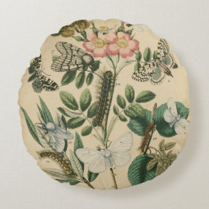 Steg av Butterfly Life by Vision Studio Rund Kudde