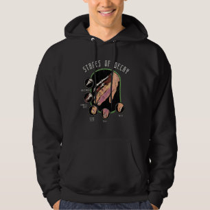 Steg av Decay Forensic Science Funeral Homecor Hoodie