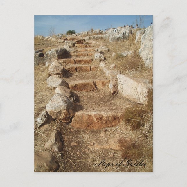 Steg av Galilees vykort (Framsida)