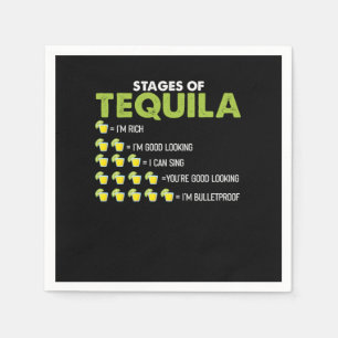 Steg av Tequila Funny Tequila Drinker Gift Pappersservett