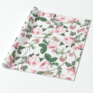 Steg blommor som slår in papper presentpapper