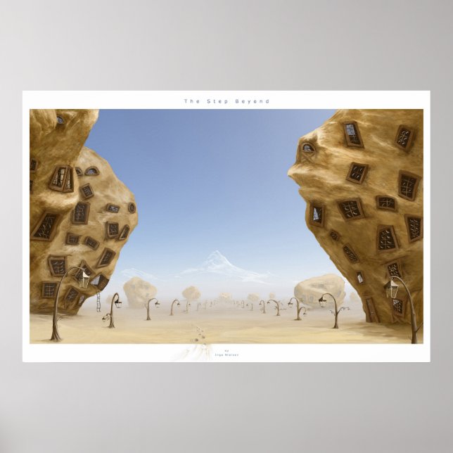 Steg bortom poster (Framsidan)