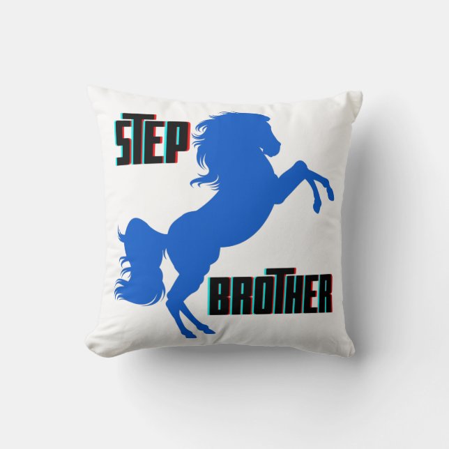 Steg Brother Horse Rearing Kudde (Framsida)