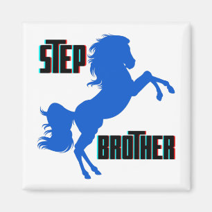 Steg Brother Horse Rearing Magnet