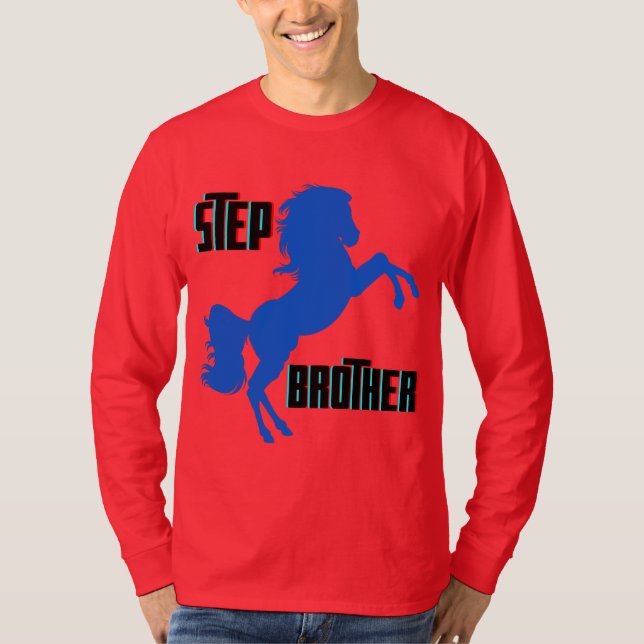 Steg Brother Horse Rearing T Shirt (Framsida)