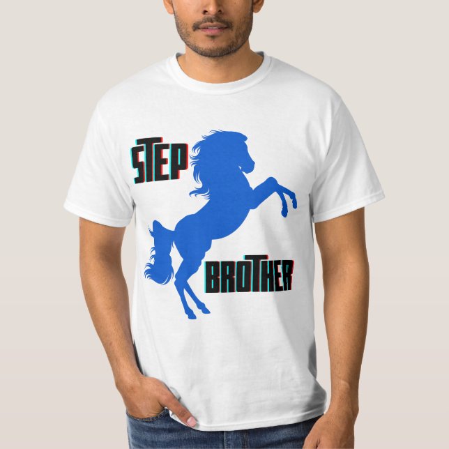 Steg Brother Horse Rearing T Shirt (Framsida)