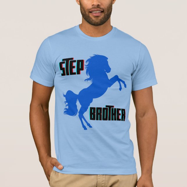 Steg Brother Horse Rearing T Shirt (Framsida)