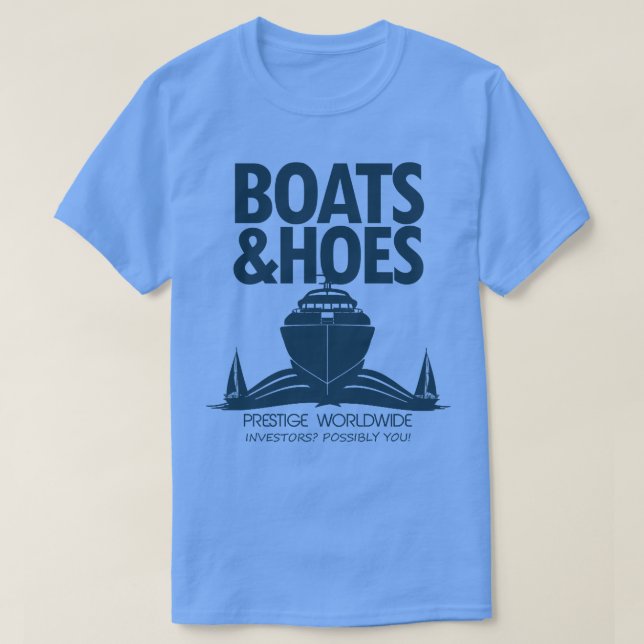 Steg Brothers Prestige Worldwide Boats and Hoats T Shirt (Design framsida)