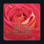 Steg den 80th inbjudan för<br><div class="desc">Blom- fotografi med en obetydlig blur för att tillfoga softness till bilden. Inbjudan för anpassadefödelsedagfirande. Du kan lätt ändra textfärg,  stilsorten,  format,  och att placera,  genom att klicka skräddarsy,  knäppas.</div>