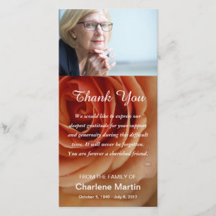 Steg den minnes- begravnings- blommigten för tack kort