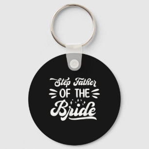 Steg Far i Bride Bröllopsfest-familjen Nyckelring