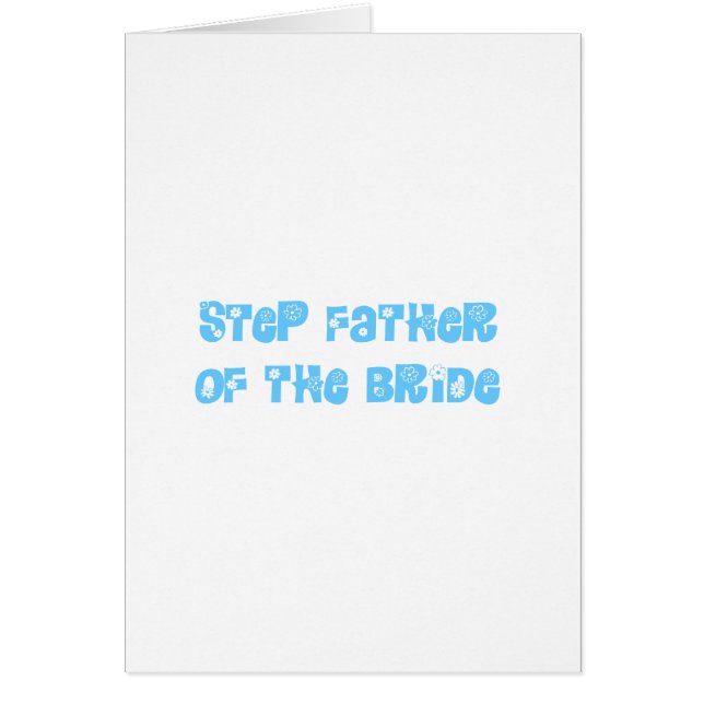Steg Far i Briden Hälsningskort (Framsidan)