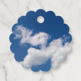 Steg i molnen gåvor etiketter