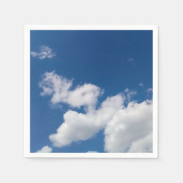 Steg i molnet pappersservett