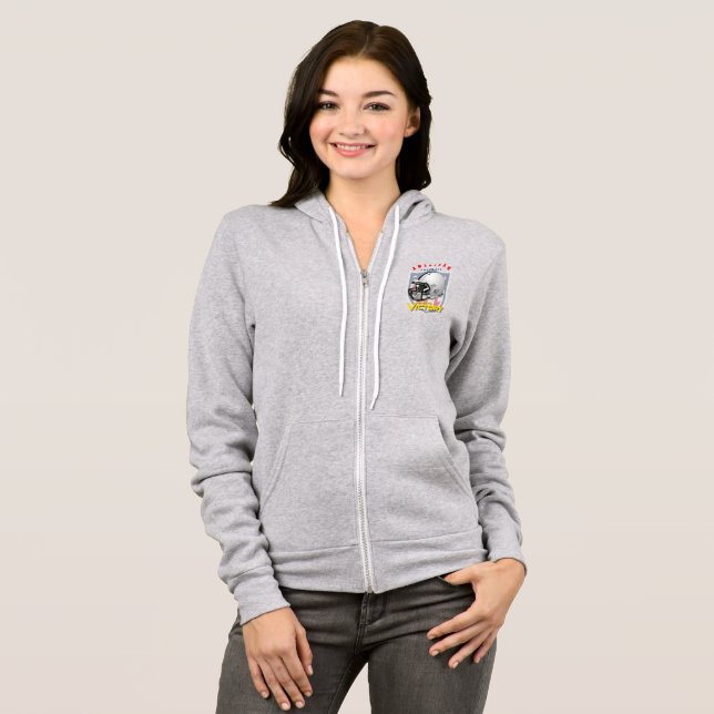 Steg i seger | Kvinnor, Fullt-zip T Shirt (Hel framsida)