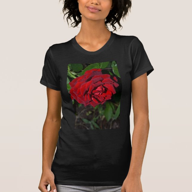 Steg in djupt - rött tee shirt (Framsida)