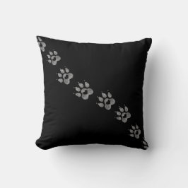 Steg in i mitt hjärta | Hundens tassavtryck Hundma Kudde