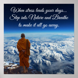 Steg in i naturen poster