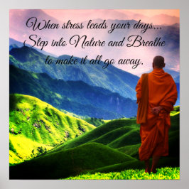 Steg in i naturen poster