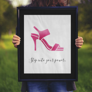 Steg in i Power inspirational Poster