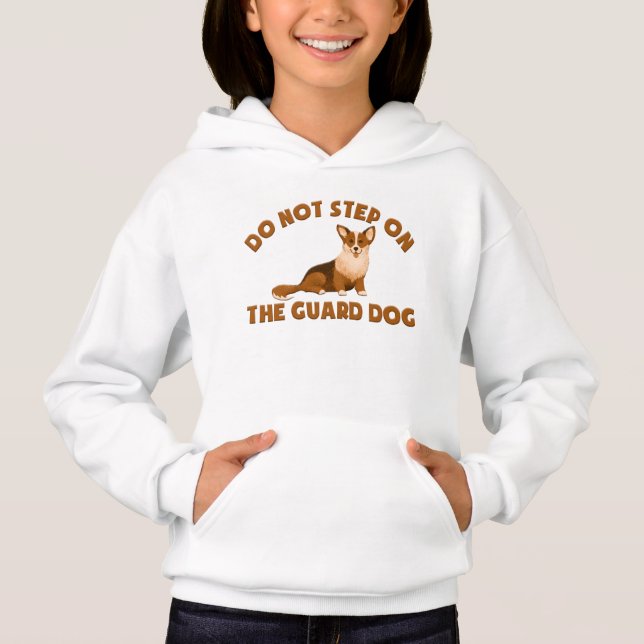 STEG INTE PÅ HUND- KORGI T SHIRT (Framsida)