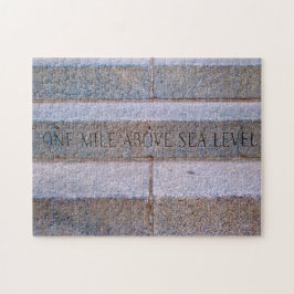 Steg kan vara hög Denver. Pussel