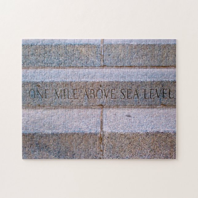 Steg kan vara hög Denver. Pussel (Horisontell)