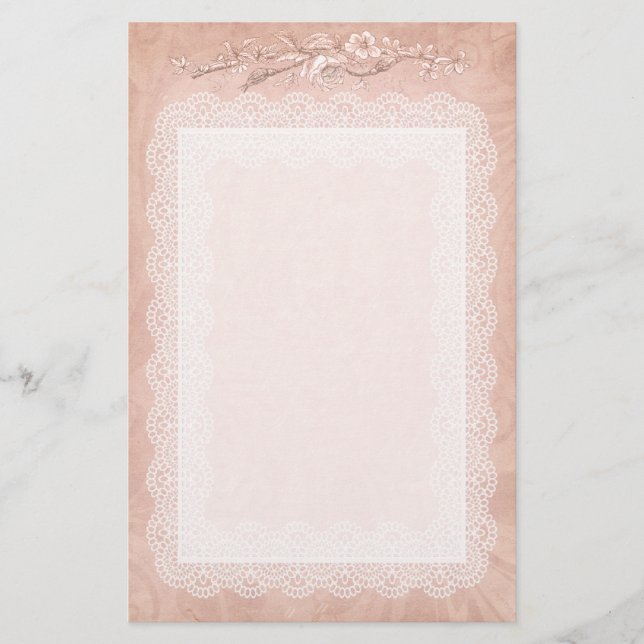 Steg kulört dekorativt stationärt brevpapper (Framsida)