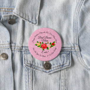 Steg Mor Bonus Mamma Mors dag Large Badge Knapp