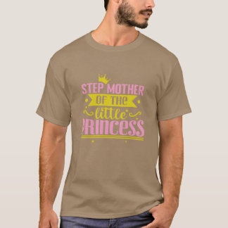 Steg Mor i den lilla prinsessans retro T Shirt