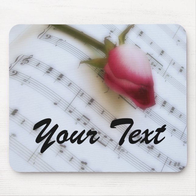 Steg på musiklakan Mousepad Musmatta (Framsidan)