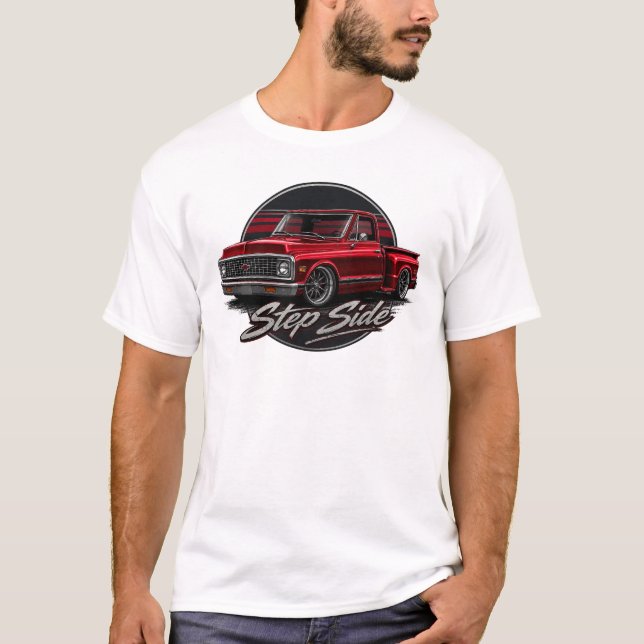 STEG PÅ SIDA - RÖD T SHIRT (Framsida)