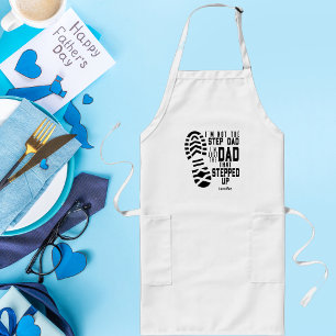 Steg Pappa Fars dag Personlig Långt Förkläde
