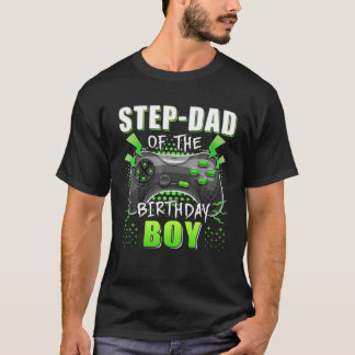 Steg-Pappa i födelsedagsmatchande videospel B T Shirt
