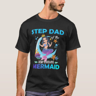 Steg Pappa i Sjöjungfrun för matchning av födel T Shirt