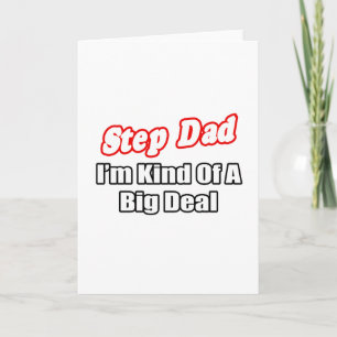 Steg Pappa...stor affär Kort