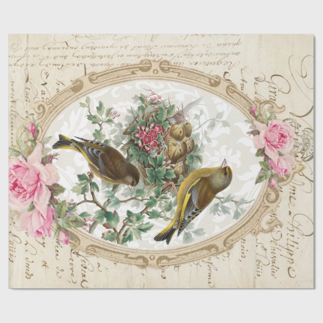 Steg papper 30" för ramEphemera 60lb Decoupage x Presentpapper (Platt)