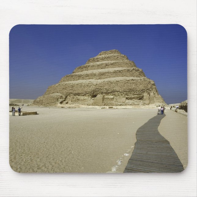 Steg pyramid i Saqqara, ett av de tidigaste Musmatta (Framsidan)