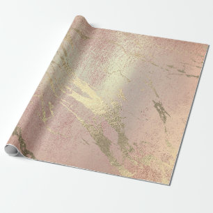 Steg rodna mer foxier flår guld- marmor skina VIP Presentpapper