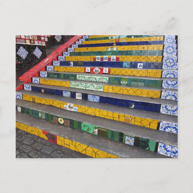 Steg selarón rio vykort (Framsida)