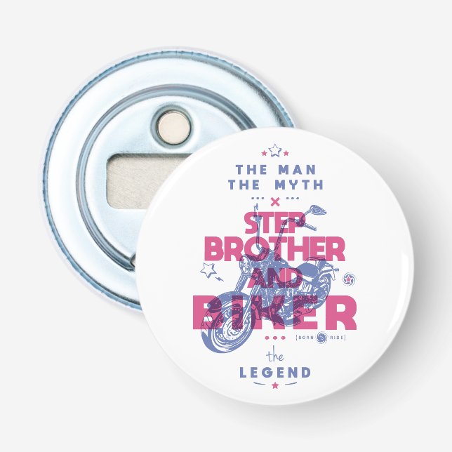 Stega bror och biker mannen myten i legenden flasköppnare (Framsidan)