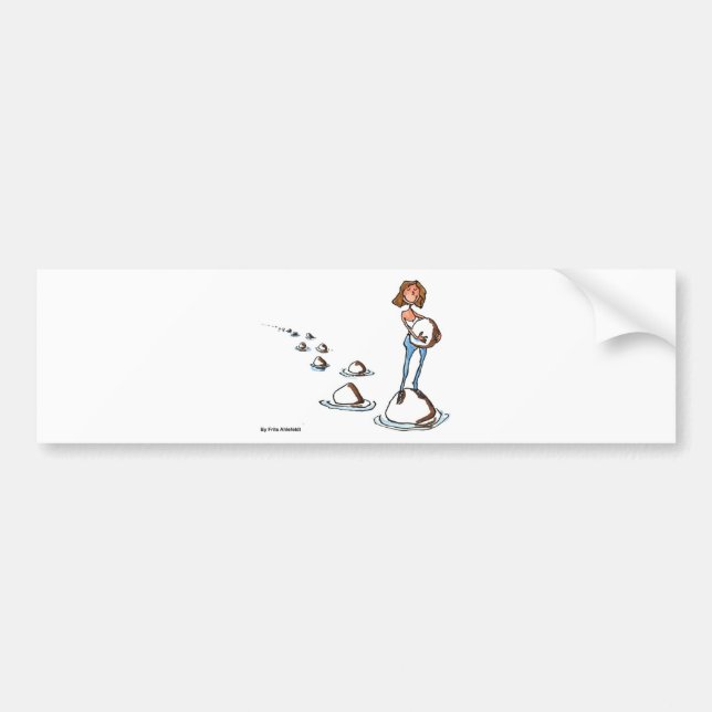 Stega framåt bildekal (Framsidan)