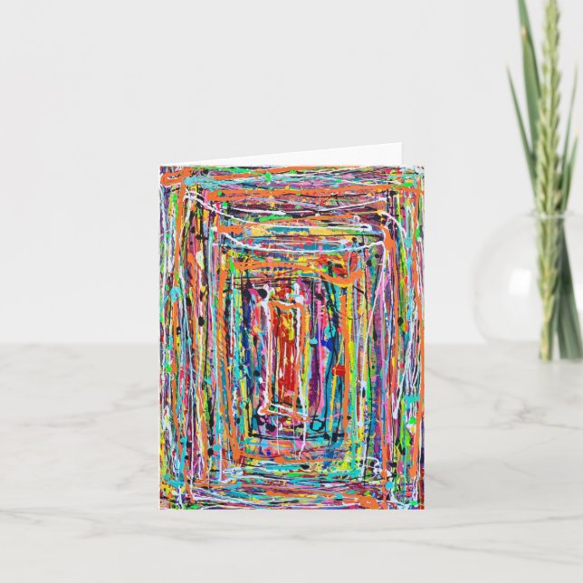 Stega Insida Blank Notecard Tack Kort (Framsida)
