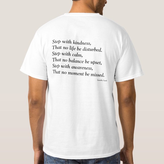 Stega med kindness T-Shirt (Baksida)